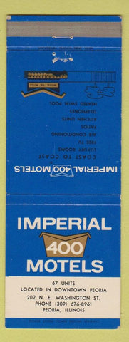 Matchbook Cover - Imperial 400 Motel Peoria IL
