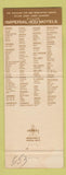 Matchbook Cover - Imperial 400 Motel Dover NH
