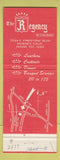 Matchbook Cover - Regency Restaurant Downey CA WEAR