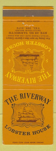 Matchbook Cover - Riverway Lobster House South Yarmouth MA