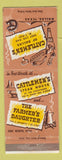 Matchbook Cover - Cattlemen's Dallas TX Fort Worth Farmer's Daughter WEAR