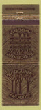 Matchbook Cover - Burgundy Woods Disco Restaurant San Antonio TX