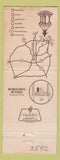 Matchbook Cover - Burgundy Woods Disco Restaurant San Antonio TX