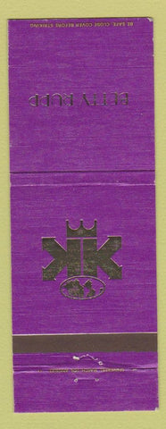 Matchbook Cover - King Royal Care Van Storage Anaheim CA Long Beach Van Nuys
