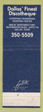 Matchbook Cover - Lift Disco Dallas TX