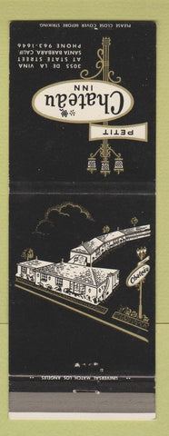 Matchbook Cover - Chateau Inn Santa Barbara CA