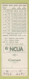 Matchbook Cover - Safeway Credit Union Burlingame CA 20th Anniversary 1973
