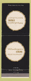 Matchbook Cover - Waukegan Inn Restaurant IL WEAR