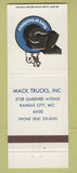 Matchbook Cover - Mack Trucks 75th Kansas City MO