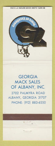 Matchbook Cover - Mack Trucks 75th Albany GA #1