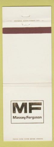 Matchbook Cover - Massey Ferguson Tractors Biglerville PA OC Rice WEAR