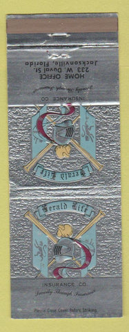 Matchbook Cover - Herald Life Insurance Jacksonville FL