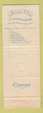 Matchbook Cover - Herald Life Insurance Jacksonville FL