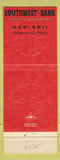 Matchbook Cover - Southwest State Bank Brownwood TX