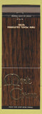 Matchbook Cover - Monte Corona Twin Peaks CA hotel
