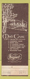 Matchbook Cover - Monte Corona Twin Peaks CA hotel