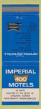 Matchbook Cover - Imperial 400 Motel Lakeland FL