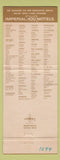 Matchbook Cover - Imperial 400 Motel Lakeland FL