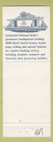 Matchbook Cover - Continental National Bank Phoenix AZ WEAR