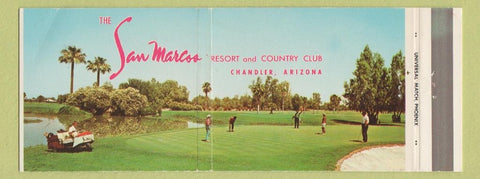 Matchbook Cover - San Marcos Resort Country Club Chandler AZ