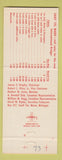 Matchbook Cover - Sault Ste Marie International Bridge MI ON