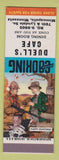 Matchbook Cover - Duell's Cafe Minneapolis MN SAMPLE