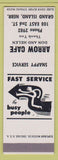 Matchbook Cover - Arrow Cafe Grand Island NE SAMPLE