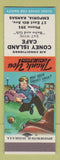 Matchbook Cover - Coney Island Cafe Emporia KS low phone # SAMPLE