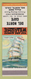 Matchbook Cover - Del Norte Cafe Colorado SAMPLE