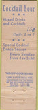 Matchbook Cover - Club Silhouette Chicago IL WORN Midget
