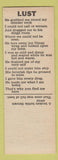 Matchbook Cover - Pulokas Cafe Woodlyn PA SAMPLE