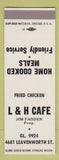 Matchbook Cover - L&H Cafe Fried Chicken SAMPLE