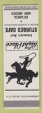 Matchbook Cover - Sturgis Cafe Estancia NM SAMPLE