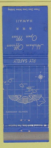 Matchbook Cover - Hickam Officers' Mess Hawaii
