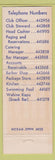 Matchbook Cover - Hickam Officers' Mess Hawaii