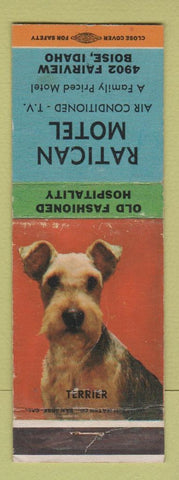 Matchbook Cover - Ratican Motel Boise ID WEAR