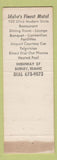 Matchbook Cover - Ponderosa Inn Burley ID WEAR
