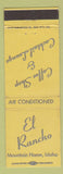 Matchbook Cover - El Rancho Coffee Shop Mountain Home ID