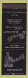 Matchbook Cover - Pernille Restaurant Carmel by the Sea CA girlie