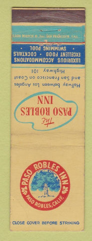 Matchbook Cover - Paso Robles Inn CA WEAR