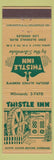 Matchbook Cover - Thistle Inn Los Angeles CA
