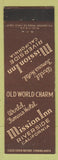 Matchbook Cover - Mission Inn Hotle Riverside CA
