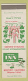 Matchbook Cover - Mark Thomas' Inn at Del Monte Monterey CA