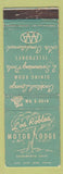Matchbook Cover - Los Robles Motor Lodge Sacramento CA WEAR