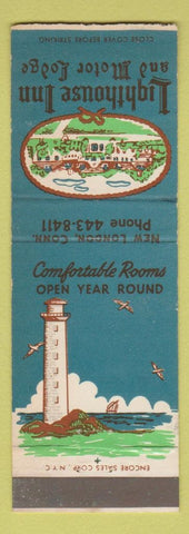 Matchbook Cover - Lighthouse Inn Motor Lodge New London CT