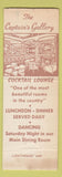 Matchbook Cover - Lighthouse Inn Motor Lodge New London CT
