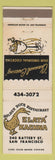 Matchbook Cover - Zlata Kachna Golden Duck Restaurant San Francisco CA