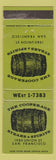 Matchbook Cover - Cooperage Steaks and Spirits San Francisco CA