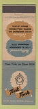Matchbook Cover - Tick Tock Restaurant Hollywood CA
