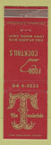 Matchbook Cover - The Tenderloin Restaurant Long Beach CA